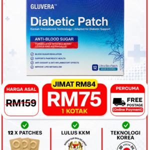 PROMO JUNE ( 1 KOTAK GLUVERA DIABETIC PATCH )