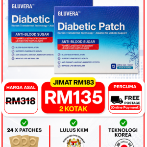 PROMO JUNE ( 2 KOTAK GLUVERA DIABETIC PATCH )
