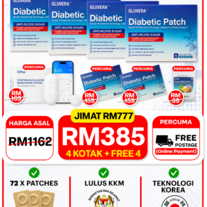 PAYDAY PROMO ( 4 KOTAK + FREE 3 KOTAK + FREE HERBAL TEA + FREE ALAT PEMANTAU BACAAN GULA)