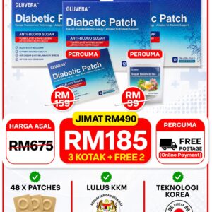 PROMO JUNE ( 3 KOTAK + FREE 1 + FREE GLUVERA TEA )